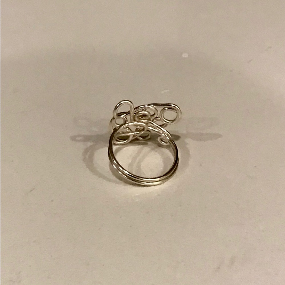 Spun Out Silver Ring